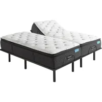 Beautyrest Harmony Reef Bay Split King Mattress with Head Up Only Base
