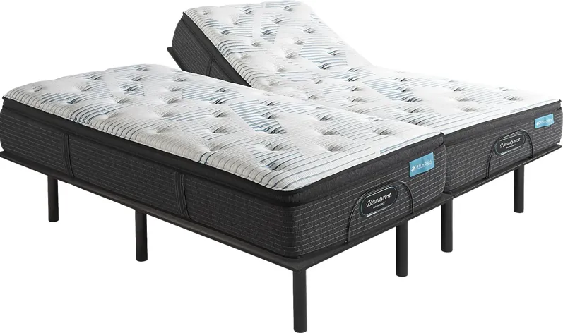Beautyrest Harmony Ruby Beach Split King Mattress with Head Up Only Base