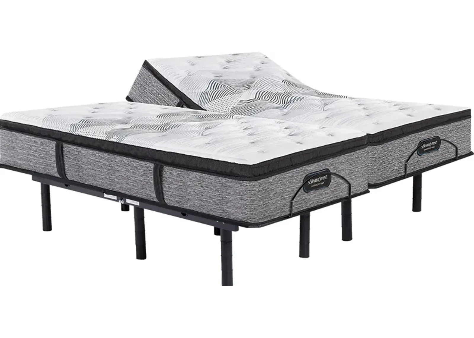 Beautyrest Harmony Lux Medium Pillowtop Split King Mattress with Head Up Only Base