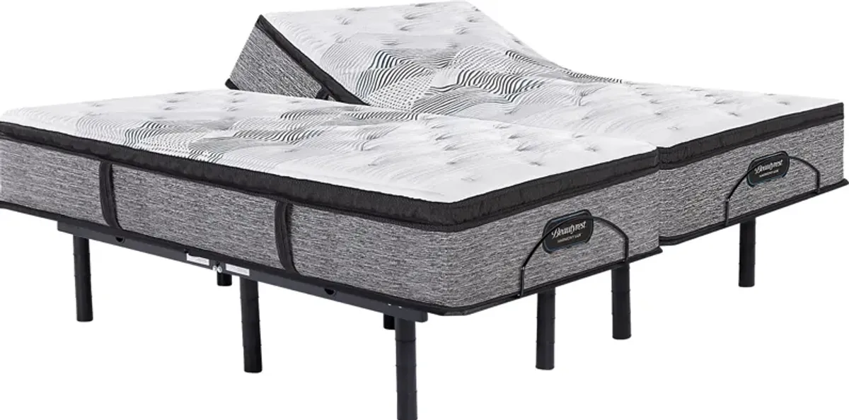 Beautyrest Harmony Lux Medium Pillowtop Split King Mattress with Head Up Only Base