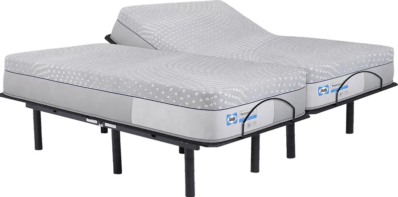 Sealy Posturepedic Valley Road Split King Mattress with Head Up Only Base