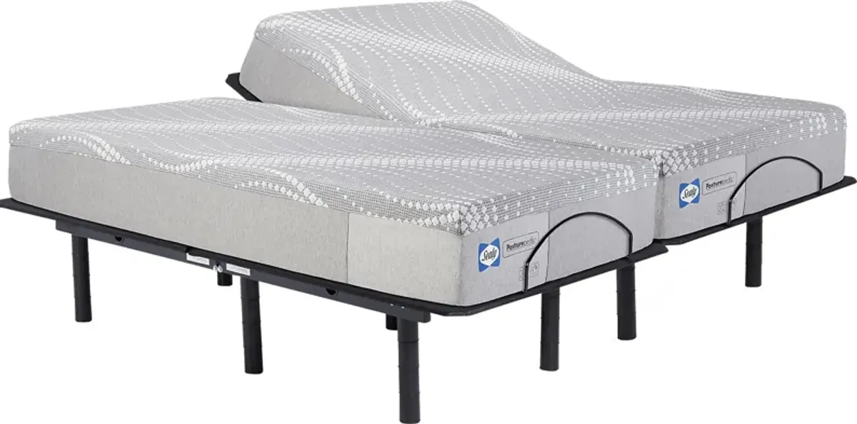 Sealy Posturepedic Cotinga Split King Mattress with Head Up Only Base