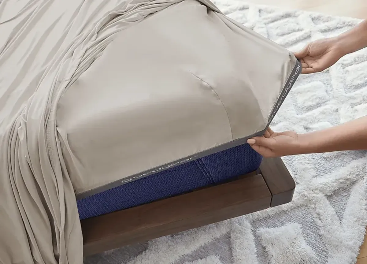 Bedgear Dri-Tec Medium Beige 5 Pc Split King/Split California King Bed Sheet Set