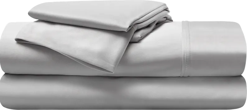 Bedgear Dri-Tec Light Gray 4 Pc Queen Bed Sheet Set