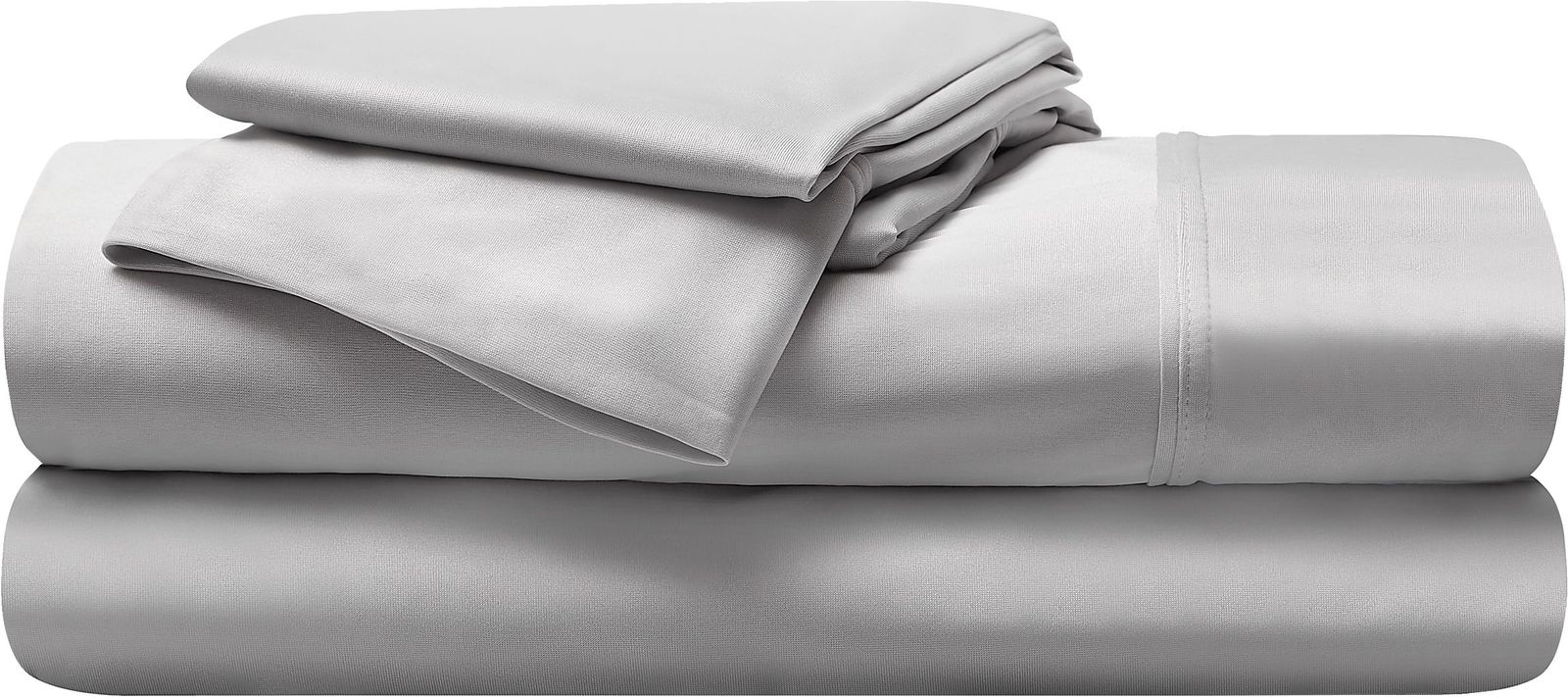 Bedgear Dri-Tec Light Gray 4 Pc Split Head Queen Bed Sheet Set