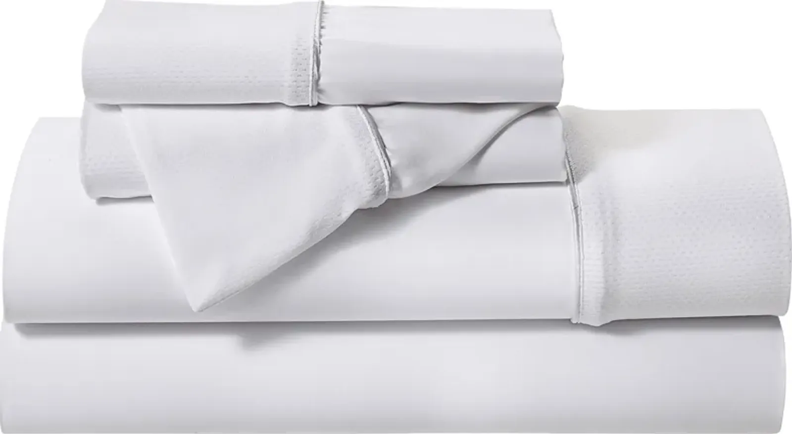 Bedgear Basic Bright White 3 Pc Twin Bed Sheet Set