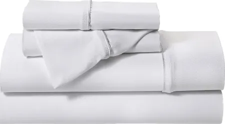 Bedgear Basic White 3 Pc Twin Bed Sheet Set