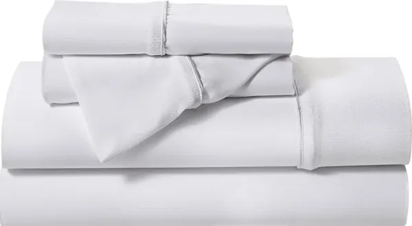 Bedgear Basic Bright White 3 Pc Twin XL Bed Sheet Set