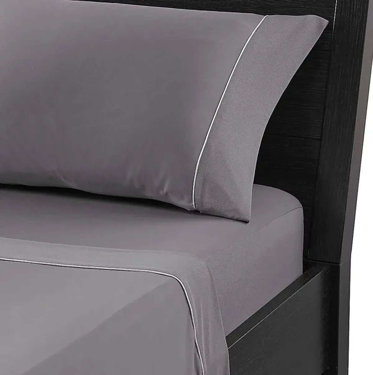 Bedgear Dri-Tec Gray 3 Pc Twin/Twin XL Bed Sheet Set