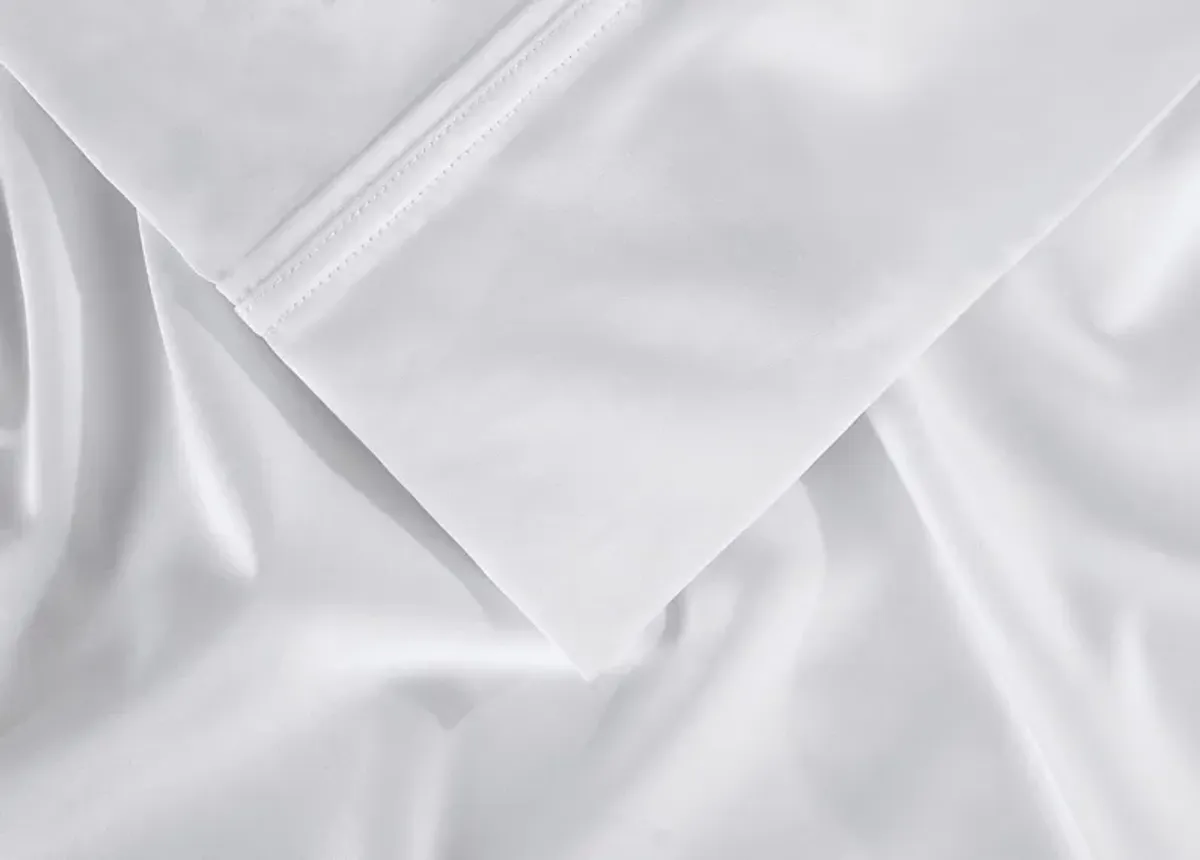 Bedgear Hyper-Cotton Bright White 3 Pc Twin Bed Sheet Set