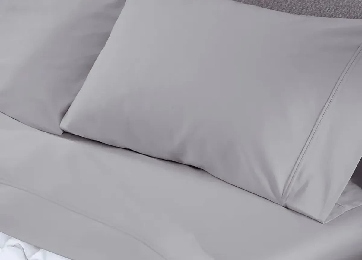 Bedgear Hyper-Cotton Light Gray 4 Pc Full Bed Sheet Set