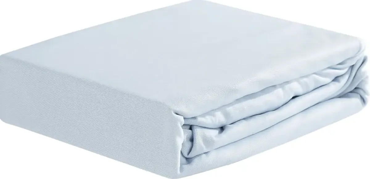 Bedgear Dri-Tec Baby Blue Crib Bed Sheet