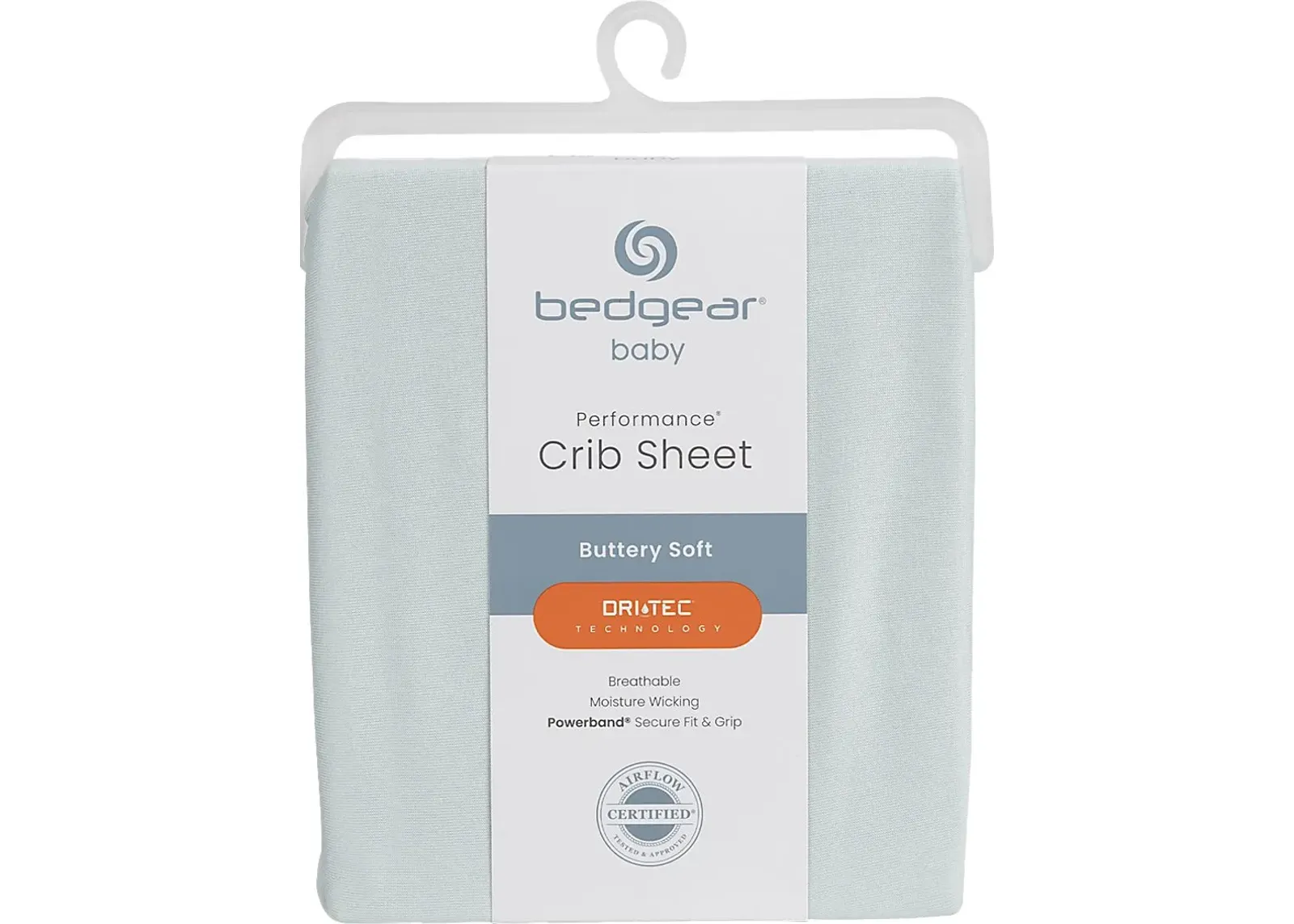 Bedgear Dri-Tec Light Green Crib Bed Sheet