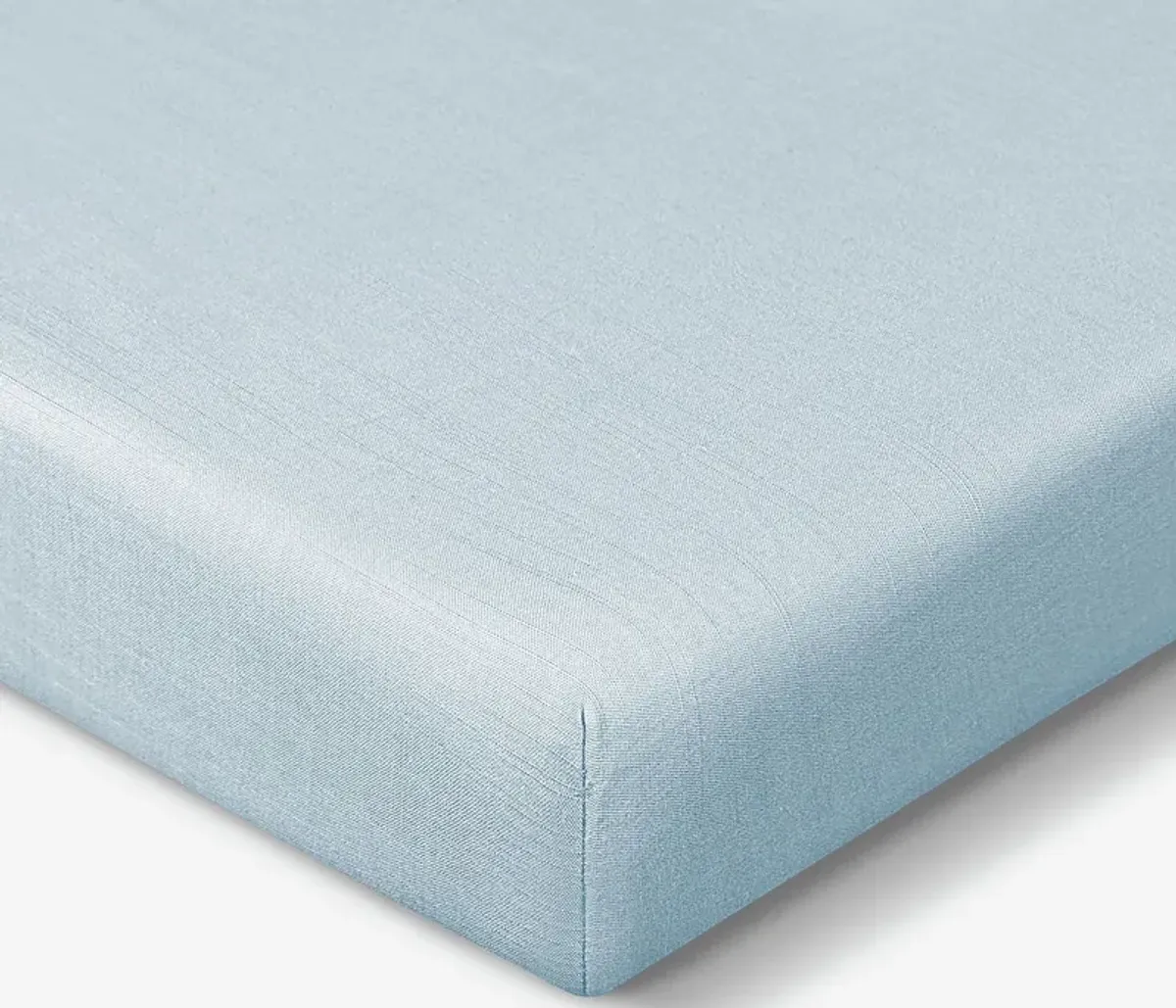 Bedgear Hyper-Linen Baby Blue Crib Bed Sheet