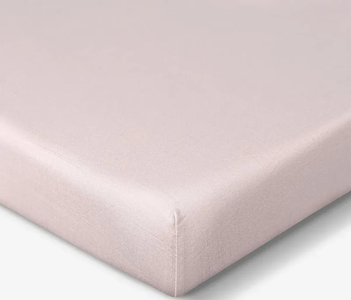 Bedgear Hyper-Linen Light Pink Crib Bed Sheet