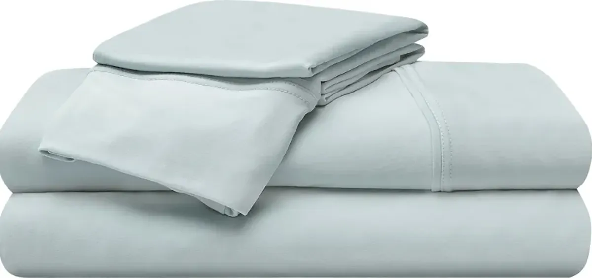 Bedgear Ver-Tex Misty Blue 4 Pc King/California King Sheet Set