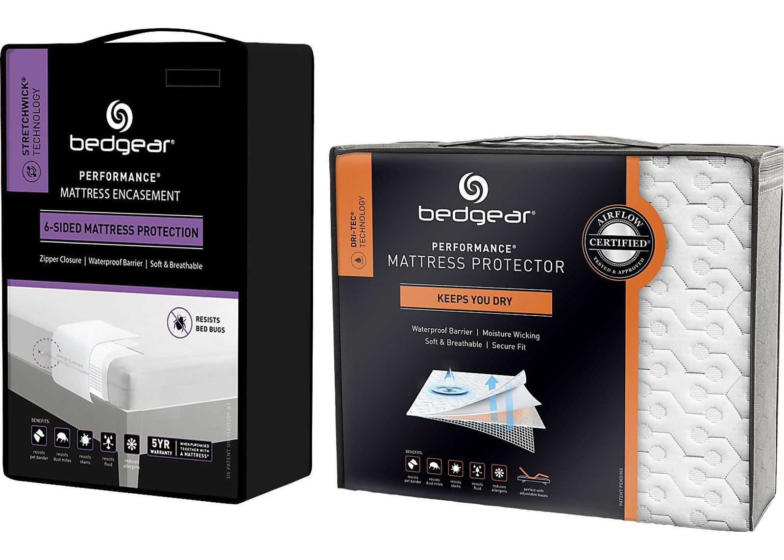 Bedgear MattresSkin Full Mattress Encasement & Dri-Tec Protector