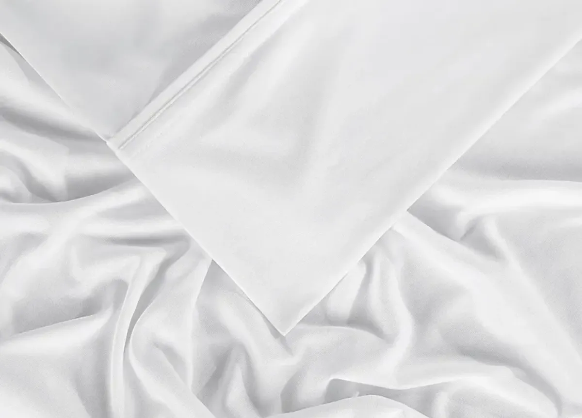 Bedgear Dri-Tec Bright White 3 Pc Twin/Twin XL Bed Sheet Set