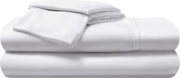 Bedgear Dri-Tec Bright White 3 Pc Twin/Twin XL Bed Sheet Set