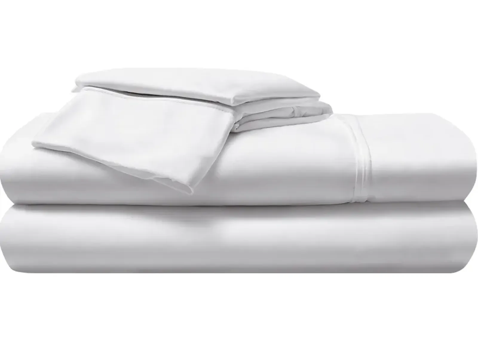 Bedgear Dri-Tec Bright White 4 Pc Full Bed Sheet Set