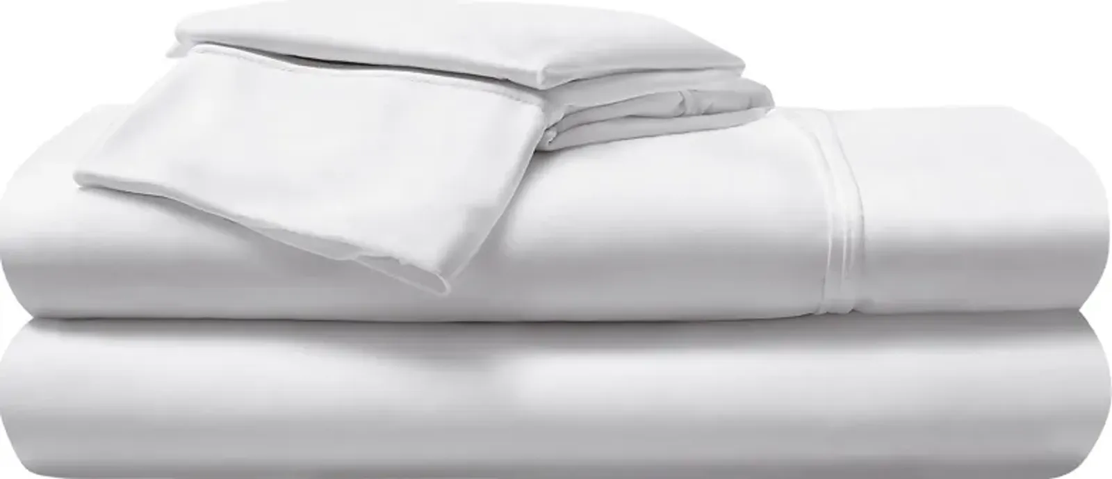 Bedgear Dri-Tec Bright White 4 Pc Full Bed Sheet Set