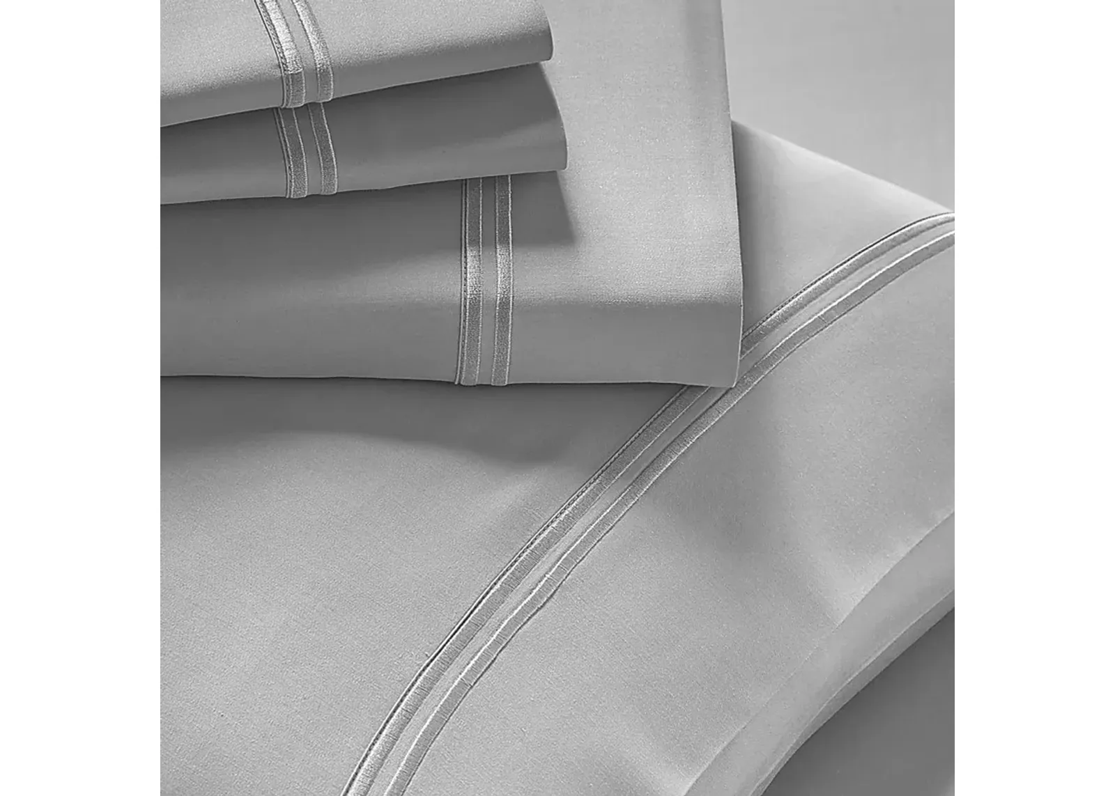 PureCare Premium Refreshing Lyocell Dove Gray 3 Pc Twin XL Bed Sheet Set