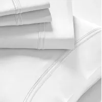 PureCare Premium Soft Touch White 3 Pc Twin XL Bed Sheet Set