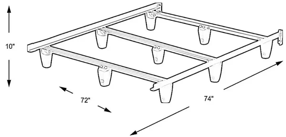 enGauge California King Bed Frame