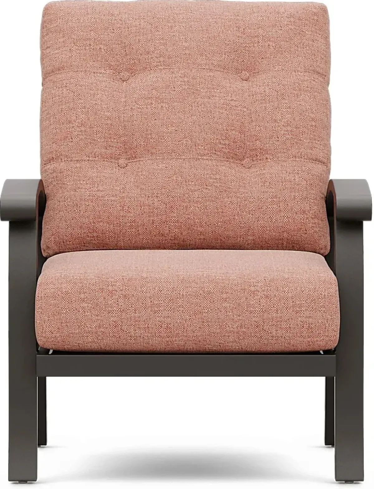 Lake Breeze Aged Bronze Outdoor 4 Pc Seating Set with Terracotta Cushions