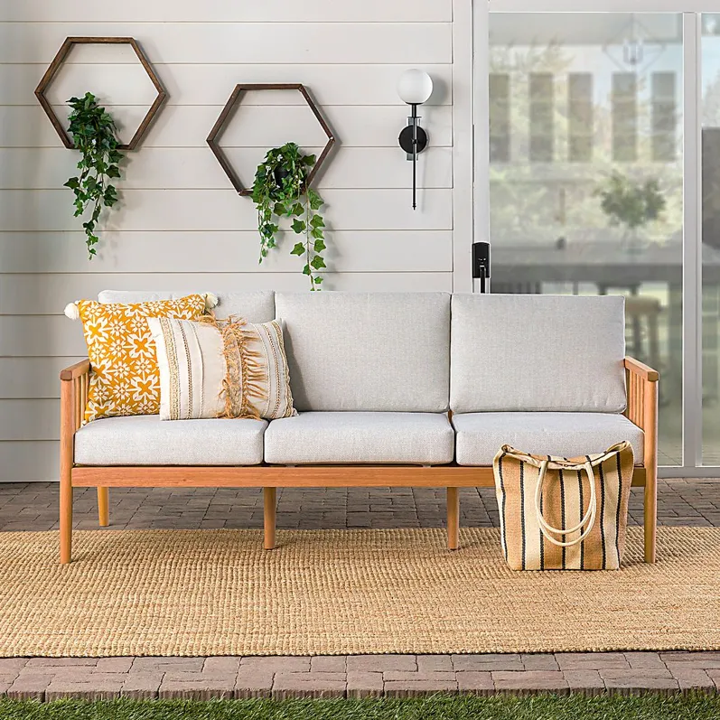 Outdoor Shellrich Coast Natural Sofa