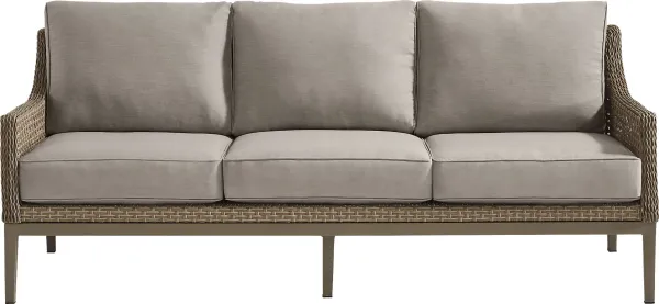 Manzanita Gray Sofa with Gray Cushions