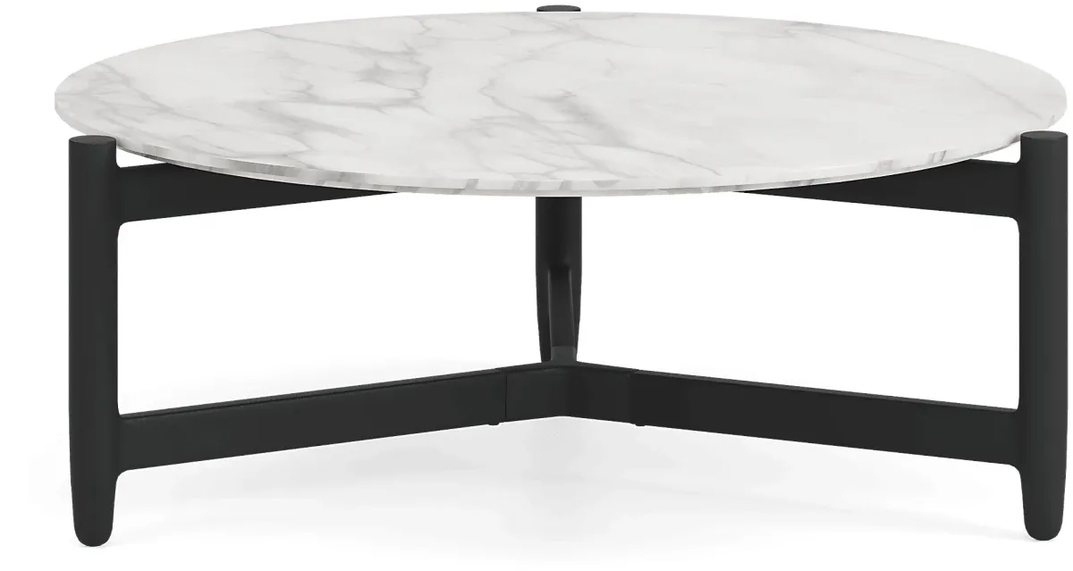 Harlowe Black 5 Pc Outdoor Seating Set with Dove Cushions