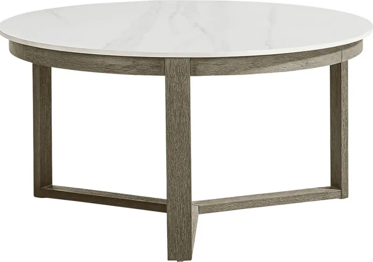 Montecello Gray 4 Pc Outdoor Seating Set with Azure Cushions