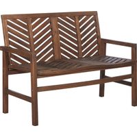 Lake Tana Dark Brown Outdoor Loveseat