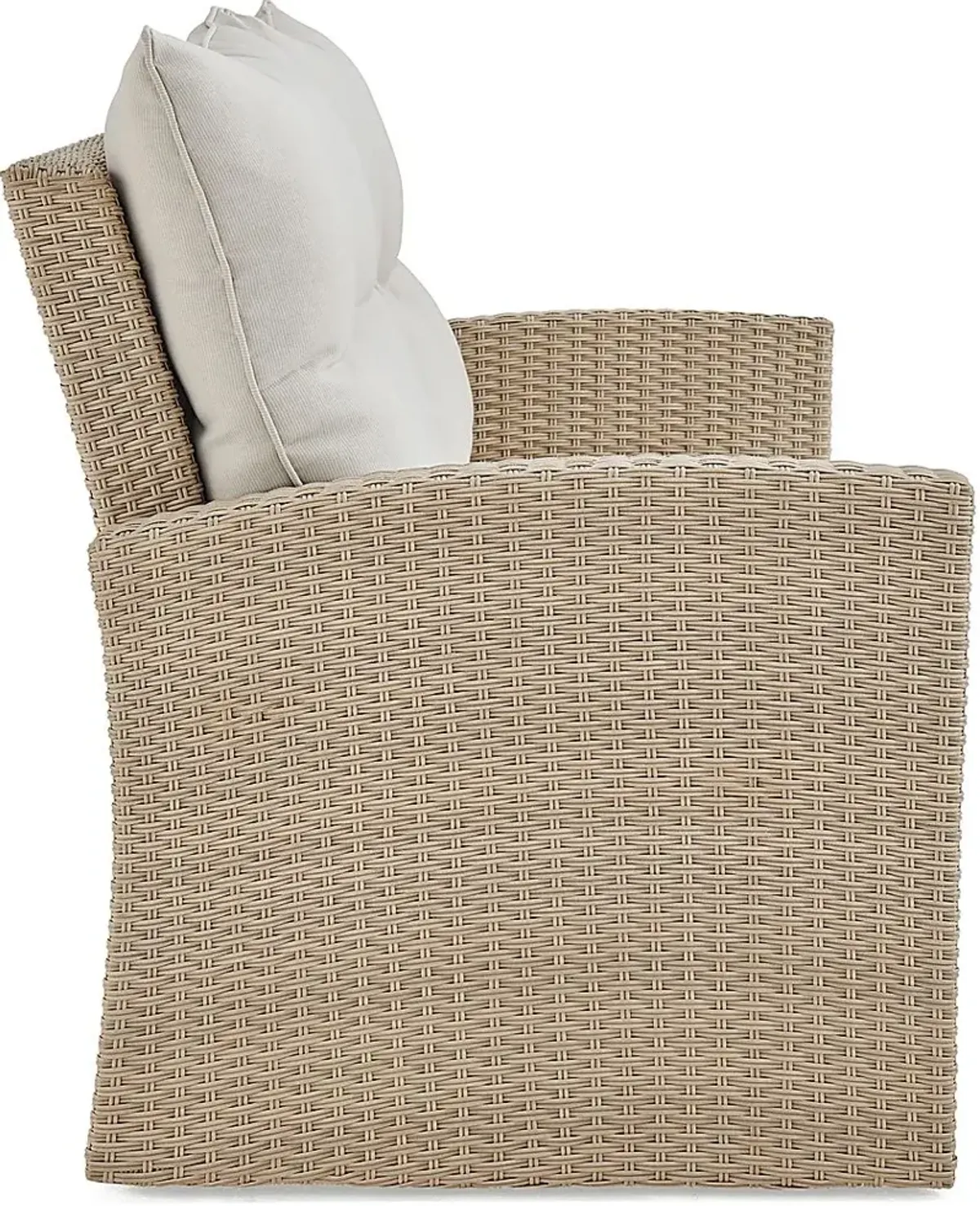 Maravista Beige Outdoor Loveseat