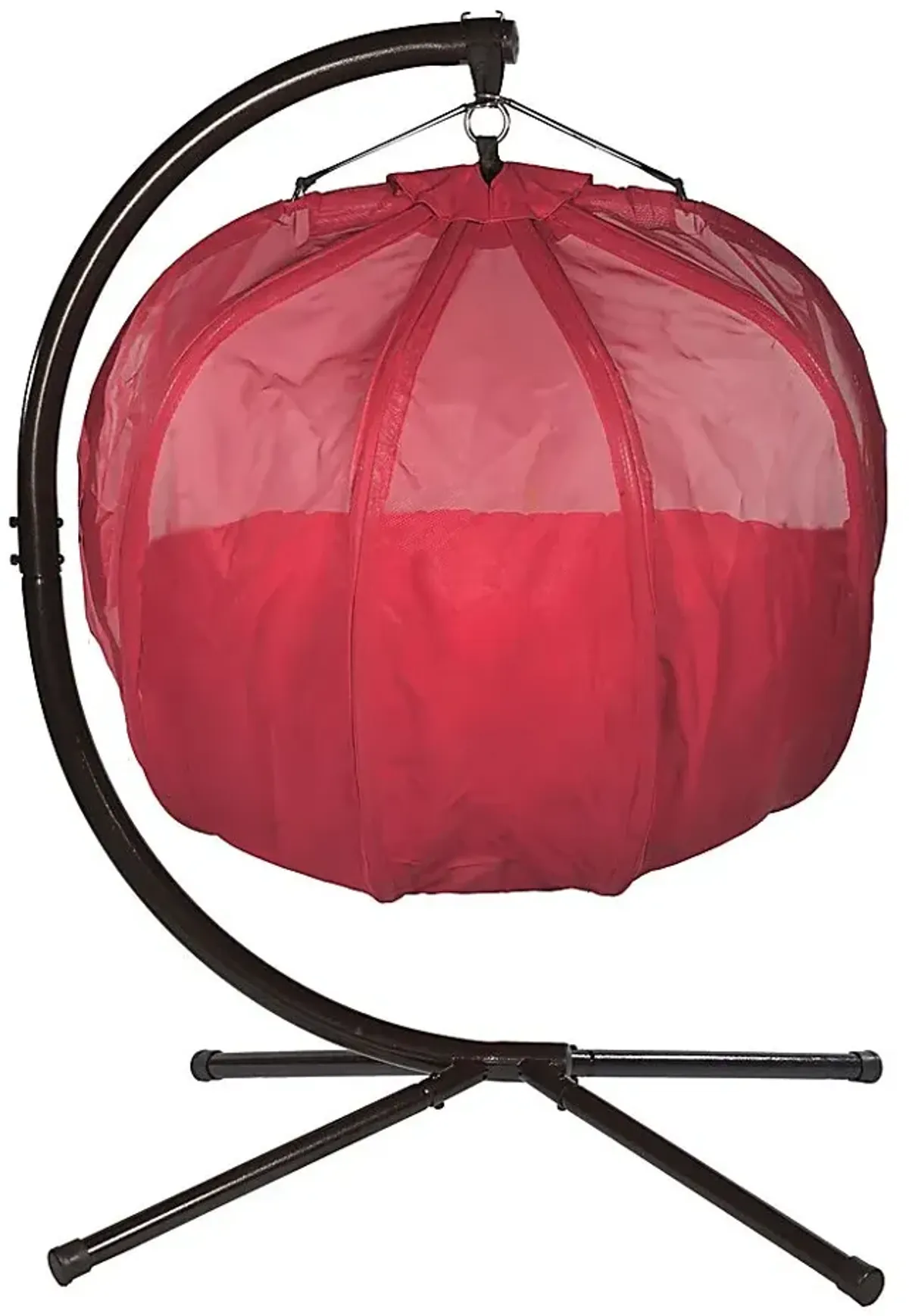 Outdoor Cityfront Red Hanging Loveseat