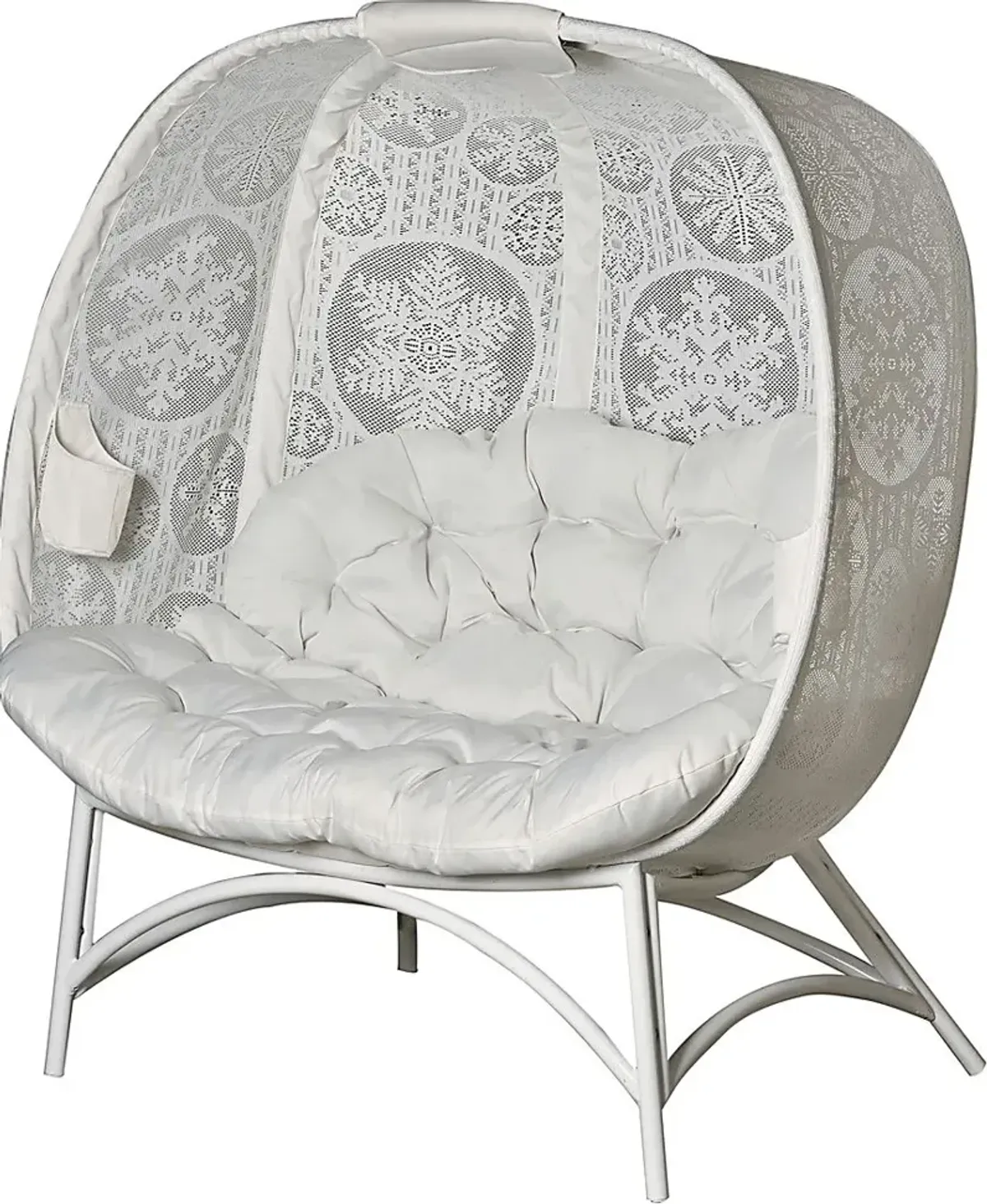 Outdoor Cermakes White Loveseat