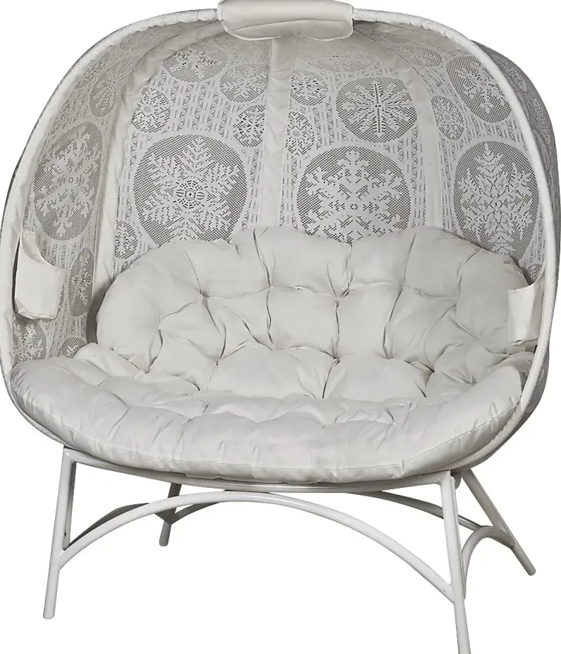Outdoor Cermakes White Loveseat