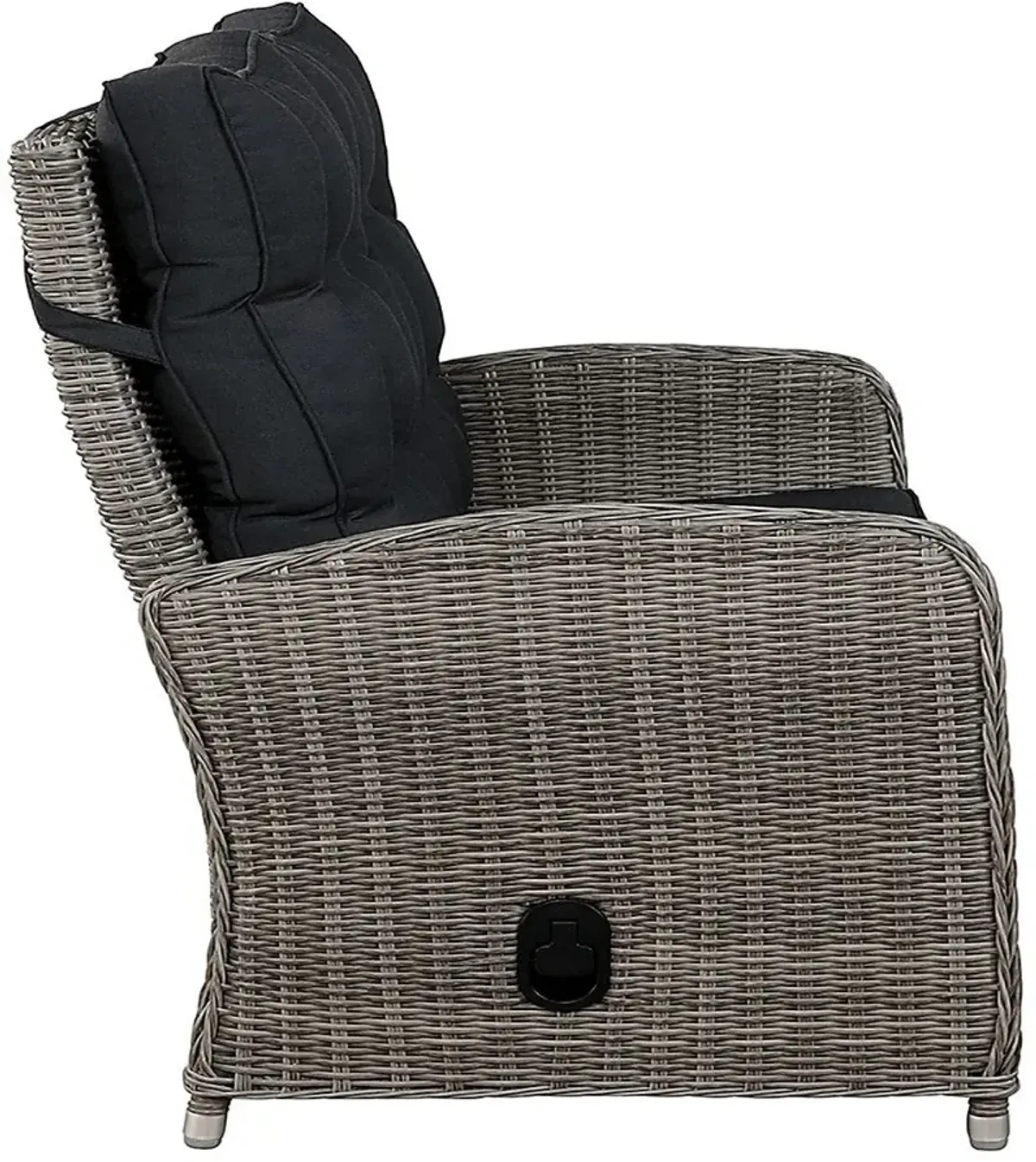 Gumstand Gray Outdoor Loveseat