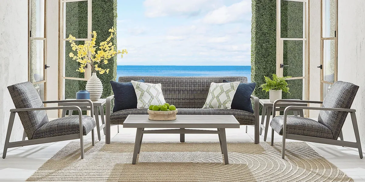 Montara Gray 4 Pc Outdoor Seating Set