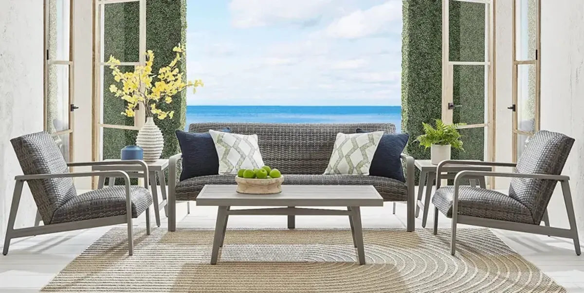 Montara Gray 4 Pc Outdoor Seating Set