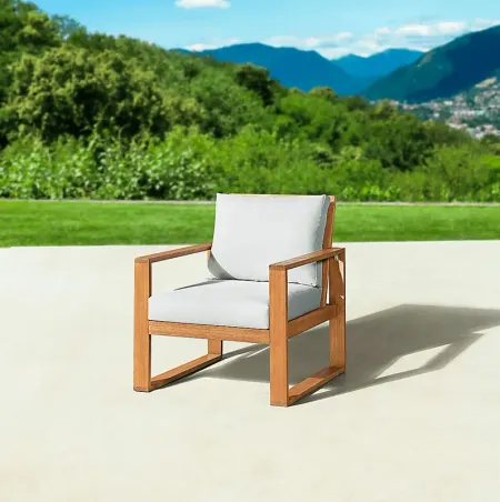 Outdoor Buckboard II Brown Chair