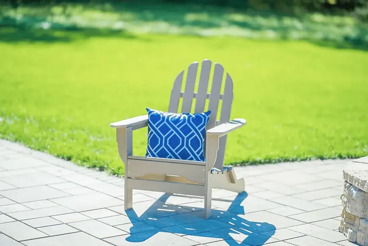 Greenport Traditional Tan Outdoor Adirondack Chair