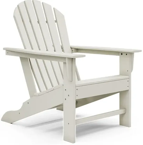 Addy White Outdoor Adirondack Chair