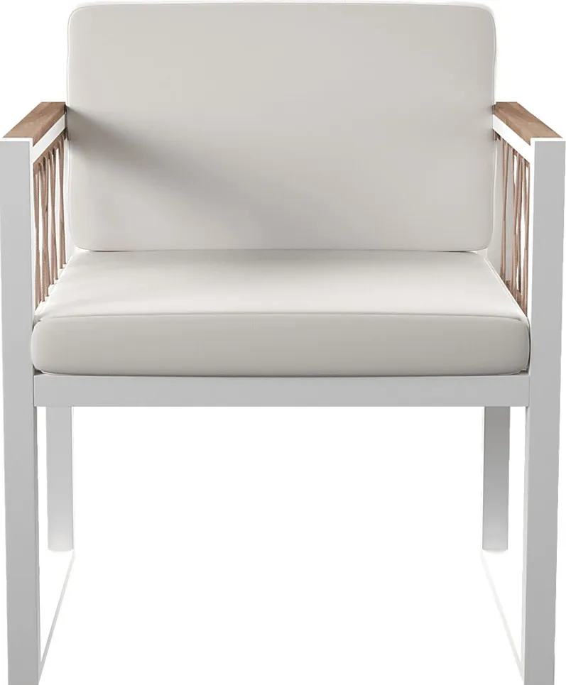 Outdoor Aldwell White Accent Chair, Set of 2