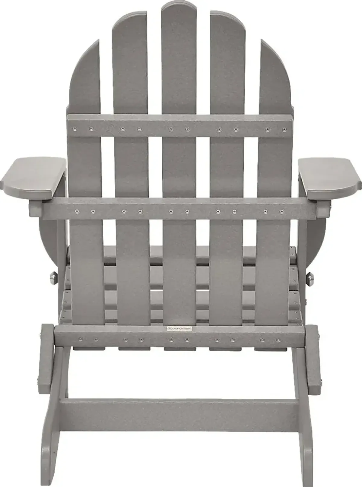 Greenport Traditional Light Gray Outdoor Adirondack Chair