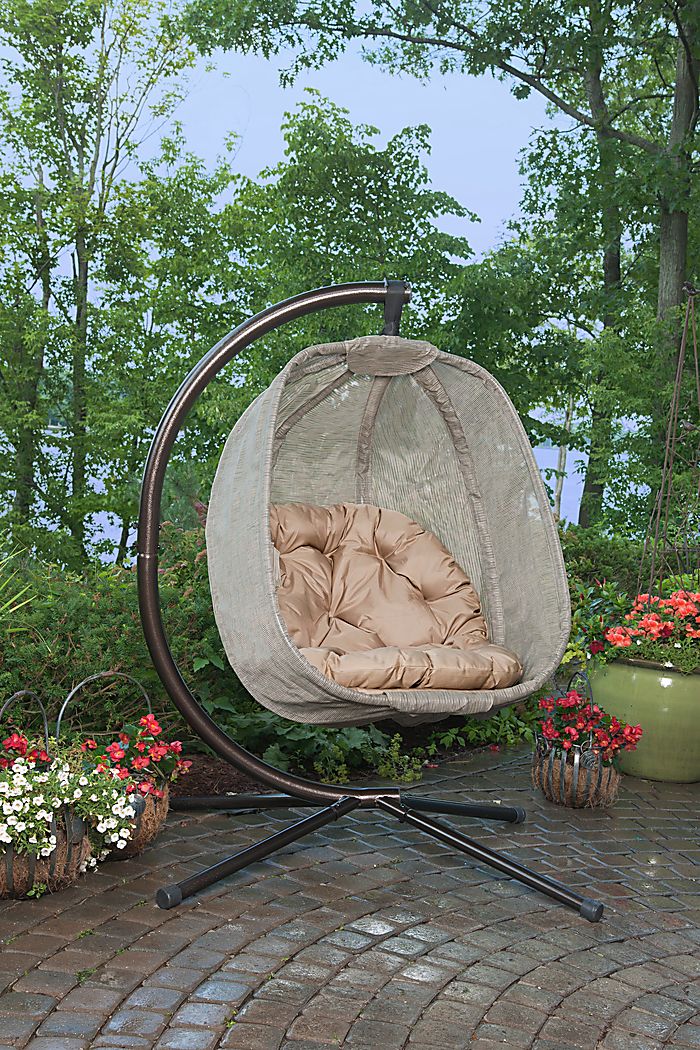 Outdoor Waseca Brown Hanging Chair