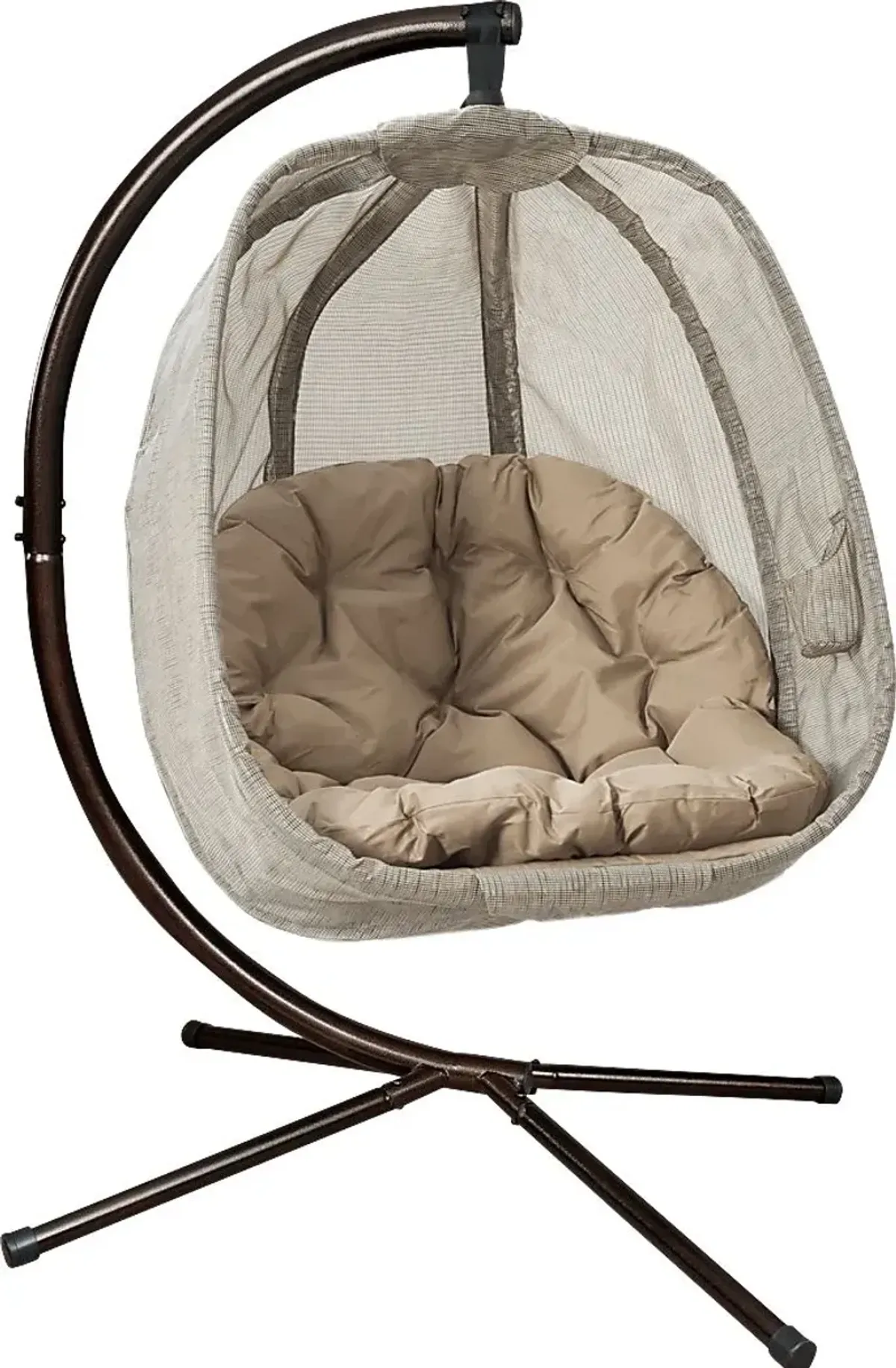 Outdoor Waseca Brown Hanging Chair