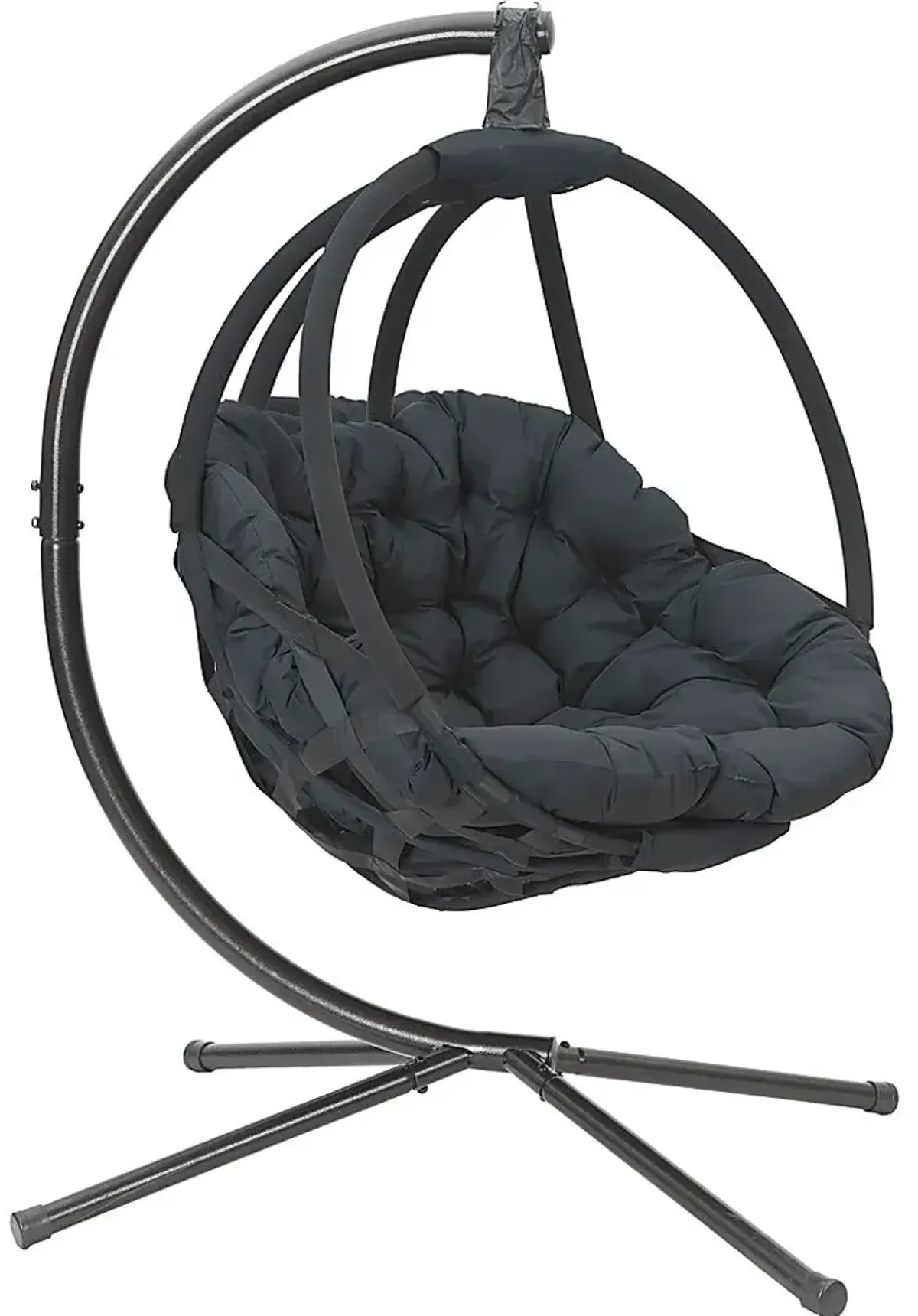 Outdoor Vanderpoel Black Hanging Chair