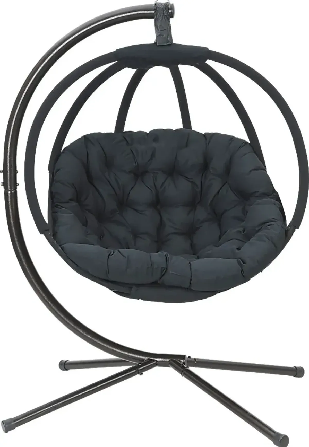 Outdoor Vanderpoel Black Hanging Chair